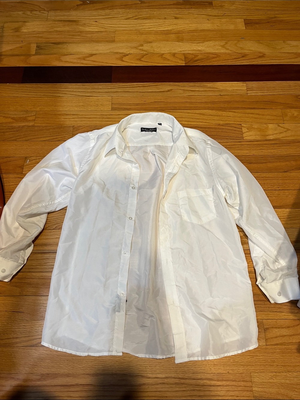 Classic White Button-Down Shirt